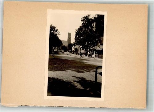 Cuxhaven Foto montiert auf Karton Strichweg Petrikirche
