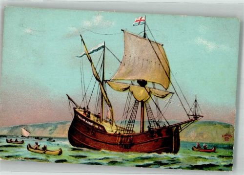 1909 Die Einfahrt der Half Mojaona in den New York Harbor 1609