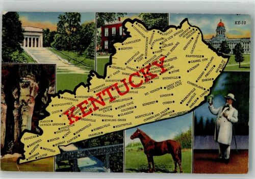 Frankfort 1952 Lincoln National Memorial Federal Hill Kentucky