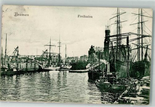 Bremen 1908 Freihafen