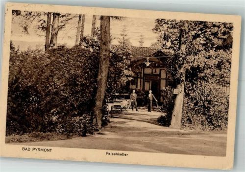 Bad Pyrmont 1924 Gasthaus Felsenkeller