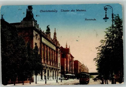 Charlottenburg 1920 Theater des Westens Kantstraße Straßenbahn