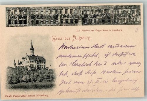 Augsburg Adelskorrespondenz Schloss Wellenburg