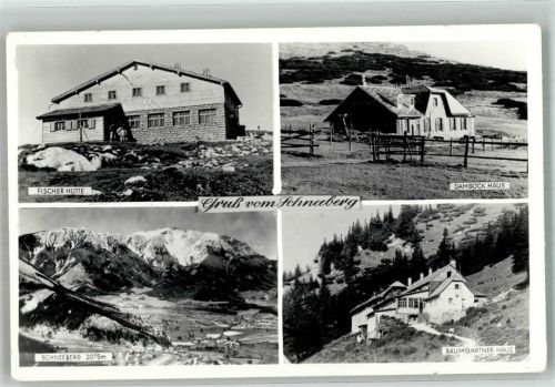 Puchberg Schneeberg Hüttenstempel Fischerhütte Damböck Haus Baumgartner Haus