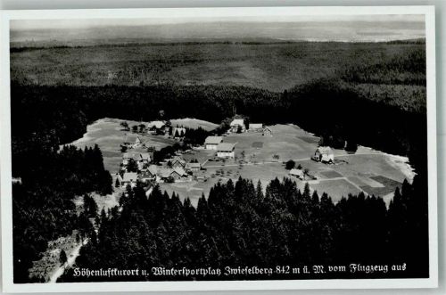 Zwieselberg 1938 Fliegeraufnahme des Ortes
