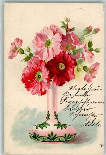 1902 In Pink gehaltenes Blumenarrangement