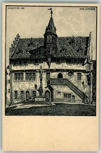 Ochsenfurt sign. Leibinger Rathaus