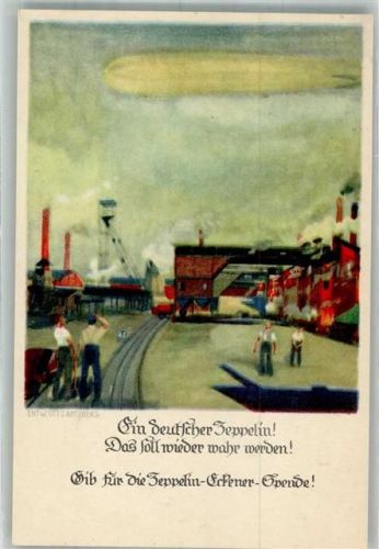 sign. Amtsberg Otto Reichsausschuß f. d. Zeppelin Eckener Spende
