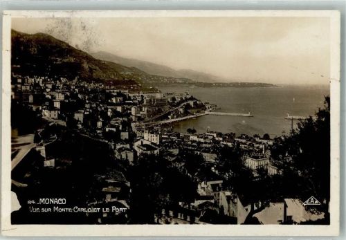Monaco 1929 Hafen