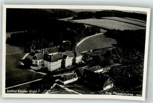 Wald Fliegeraufnahme Institut Kloster