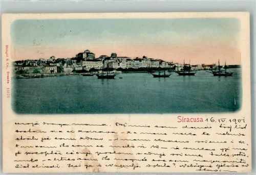 Siracusa 1901 Hafen