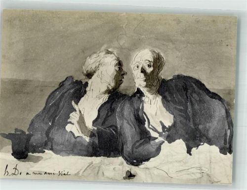 Winterthur sign. Daumier, Honore Un Argument peremptoire Sammlung Reinhart