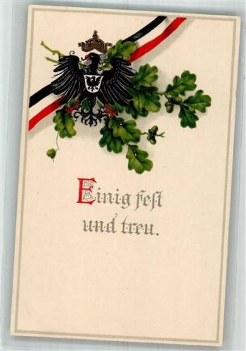 Reichsadler mit Eichenlaub und Schwarz-Weiß-Rotem Bande M.S.i.B. 175