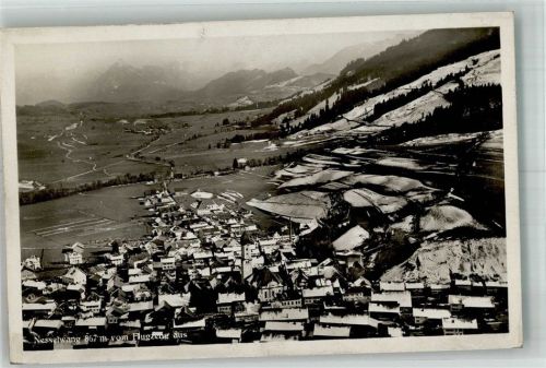 Nesselwang Fliegeraufnahme 867 m Kirche