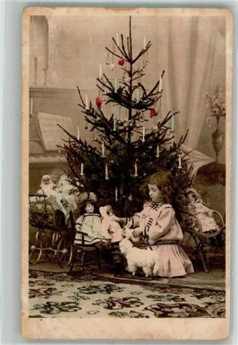 Kind Weihnachtsbaum Puppen