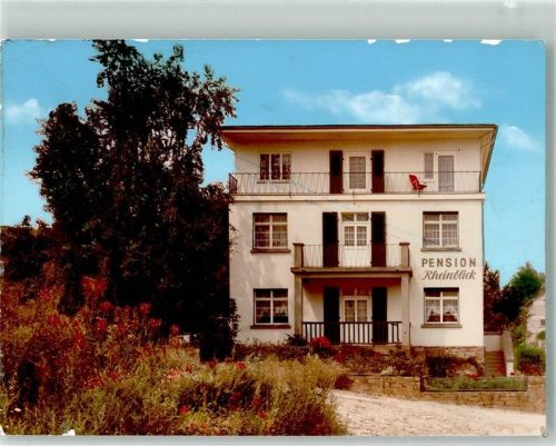 Geisenheim Pension Rheinblick Foto Original aus Archiv eines Ansichtskartenverlags Ort handschriftlich