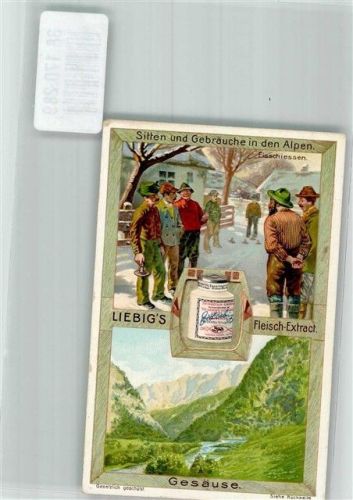 Sitten u. Gebräuche in d. Alpen Liebi`s Fleisch Extract