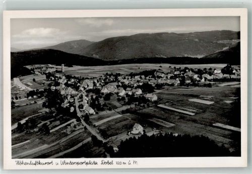 Dobel Fliegeraufnahme Winterportplatz 720 m