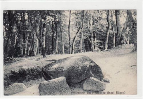Herthasee (Insel Rügen) mit Opferstein ungelaufen Gute Erhaltung.