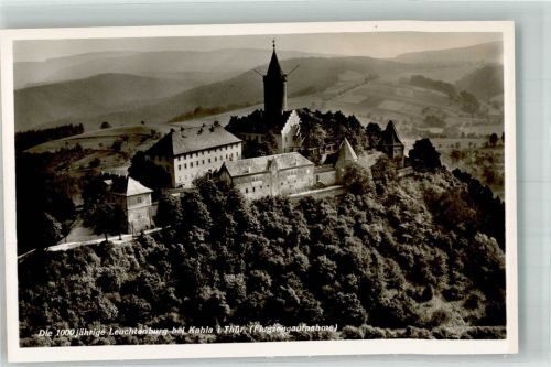 Seitenroda 1940 Fliegeraufnahme der Leuchtenburg
