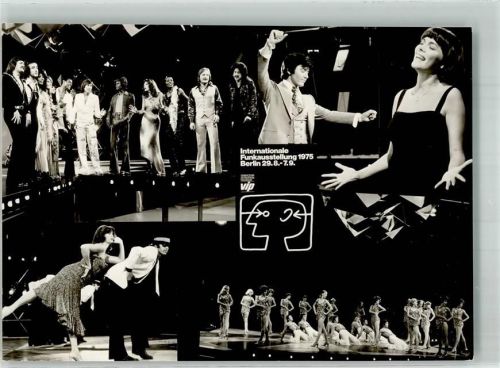 Charlottenburg 1975 Internationale Funkausstellung Bühnenstars Mireille Mathieu Rex Gildo Fotograf Harry Wagner