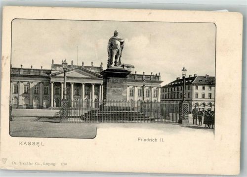 Kassel Denkmal des preußischen Königs Verlag Dr. Trenkler Co. 1780