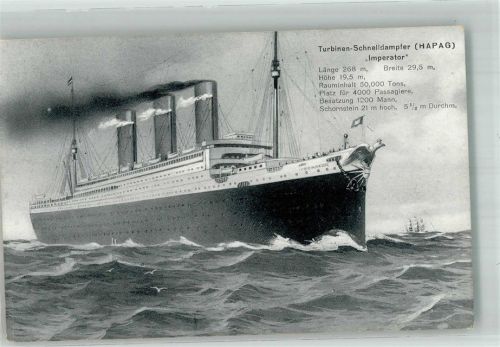 Turbinen-Schnelldampfer der HAPAG