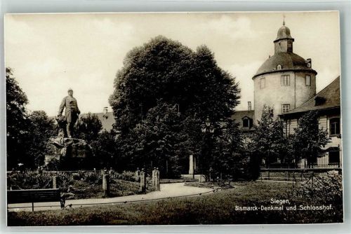 Siegen Bismarck Denkmal u. Schlosshof