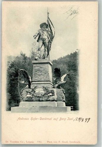 Innsbruck Andreas-Hofer-Denkmal am Berg Isel Fotograf Gratl Verlag Dr. Trenkler 7783