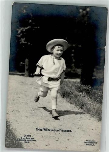 1909 Der Prinz als fröhliches Kind Fotograf Berger Photochemie 2215