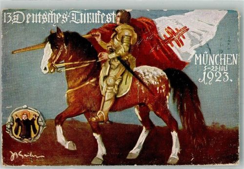 München 1923 13. Deutsches Turnfest Inflationsporto 120 Mark