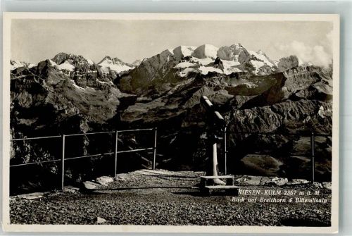 Niesen Kulm Blick a. Breithorn u. Blüemlisalp