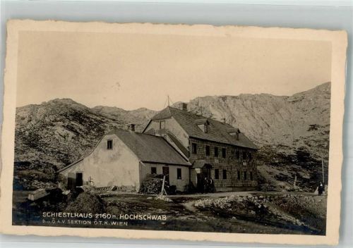 Schiestlhaus 1931 Hüttenstempel