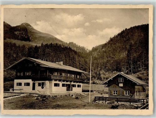 Spitzingsee 1942 Pension Willy-Merk-Bergheim