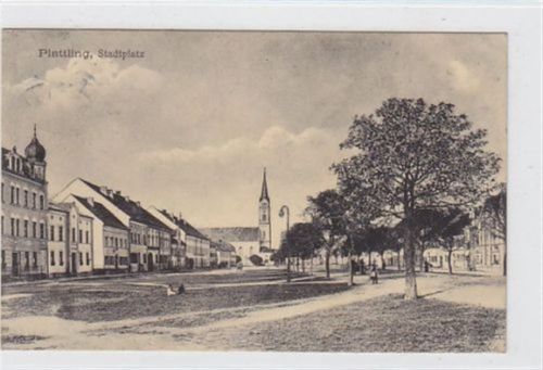 Plattling Plattling. Stadtplatz. Feldpost Leichte Stempelspuren, sonst gut erhalten.