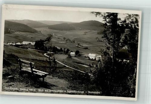 Geising 1934 mit Schützenhaus und Jugendherberge Fotograf Gassmann