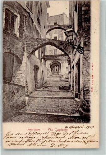San Remo 1905 Gasse Via Capitolo