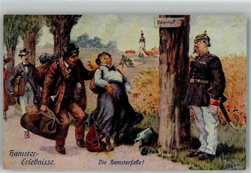 Humor Hamster Erlebnisse Hamsterfalle Verlag gebr. Dietrich Nr. 176/1