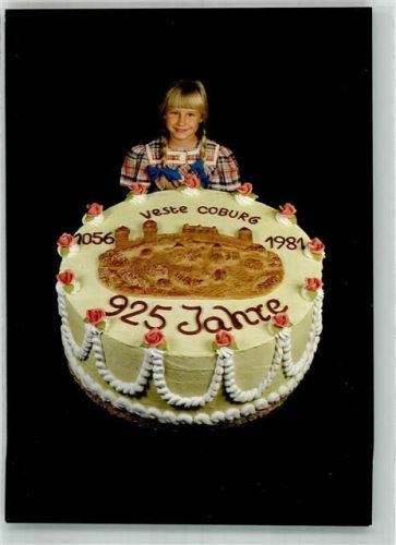 Coburg Riesentorte 925 Jahre Veste Coburg 1056-1981