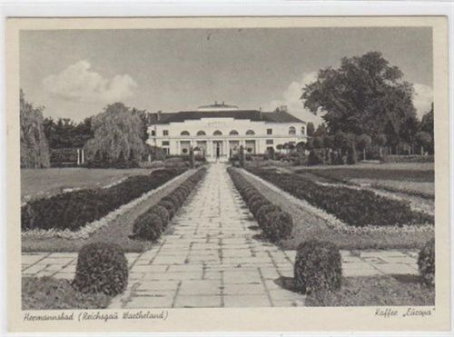 AK aus Hermannsbad Reichsgau Wartheland Ciechocinek Kaffee Europa, ungelaufen gut erhalten.