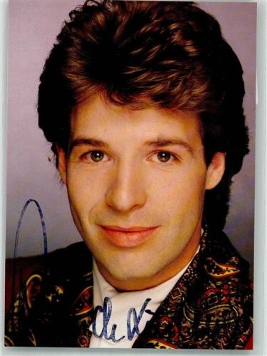 Portrait von Patrick Lindner mit Autogramm