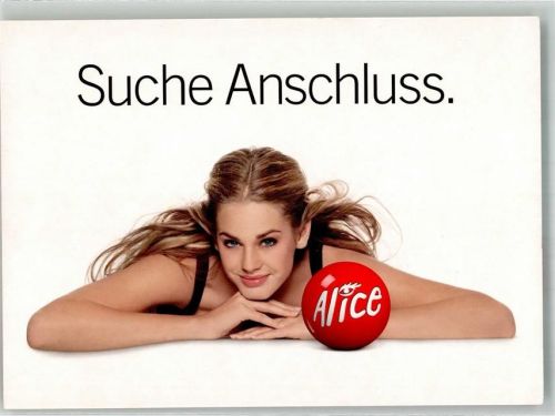 ALICE DSL-Internetzugang Junge Frau sucht Anschluss