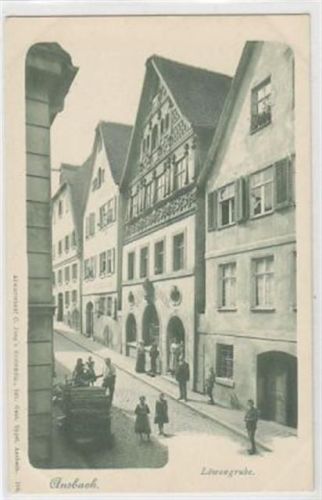 Ansbach Ansbach. Löwengrube. Ungelaufen. Sehr gute Erhaltung.