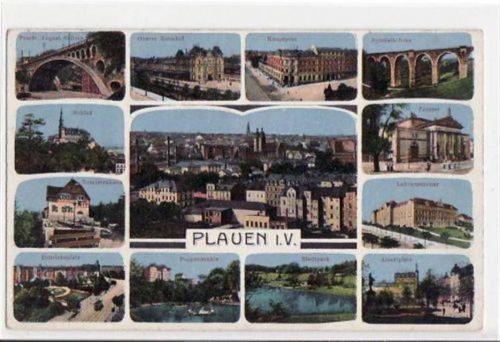 Plauen Plauen mit 13 Abbildungen ungelaufen Gute Erhaltung.