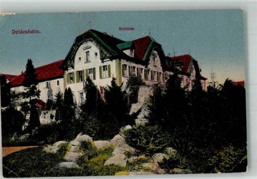 67146 W6705 Deidesheim 1909 Gebrauchsspuren Schloss