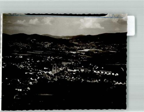 Ottersweier Fliegeraufnahme des Ortes mit Kirche St. Johannes der Täufer Foto Original aus Archiv eines Ansichtskartenverlags Ort handschriftlich