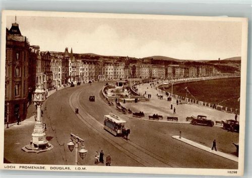 Douglas Pferdestraßenbahn Loch Promenade Uhr Auto