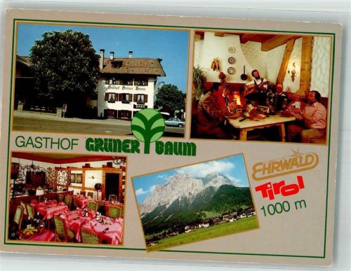 Ehrwald 1986 Gasthaus Grüner Baum