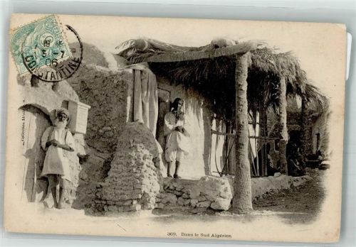 Constantine 1906 Tracht Briefmarke Bildseite