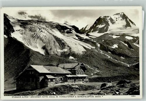 Dresdner Hütte 1928 Hüttenstempel